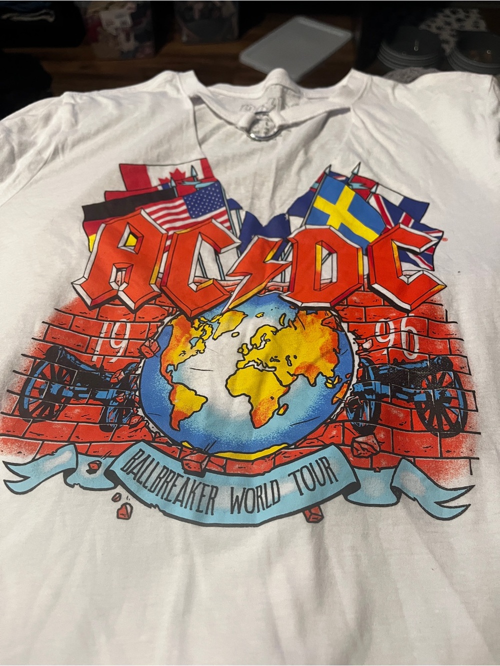 ACDC Ballbreaker World Tour TSHIRT women’s large brand new without tags